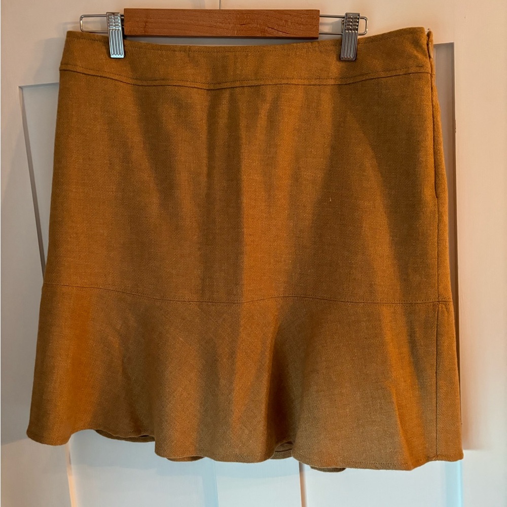 Loft tan mini skirt, size 12